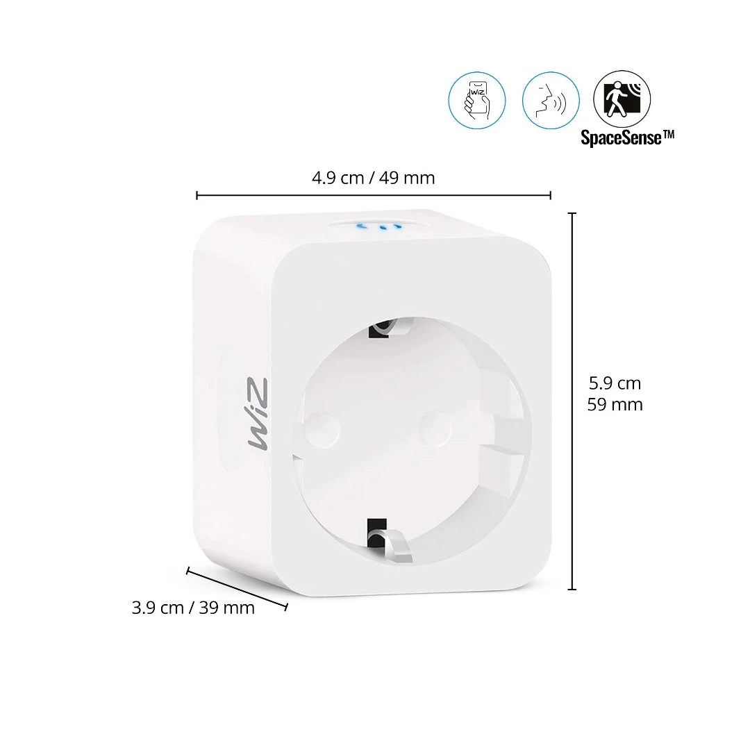 WiZ Smart Plug Wifi Wireless Colokan Listrik Pintar Type-F ID