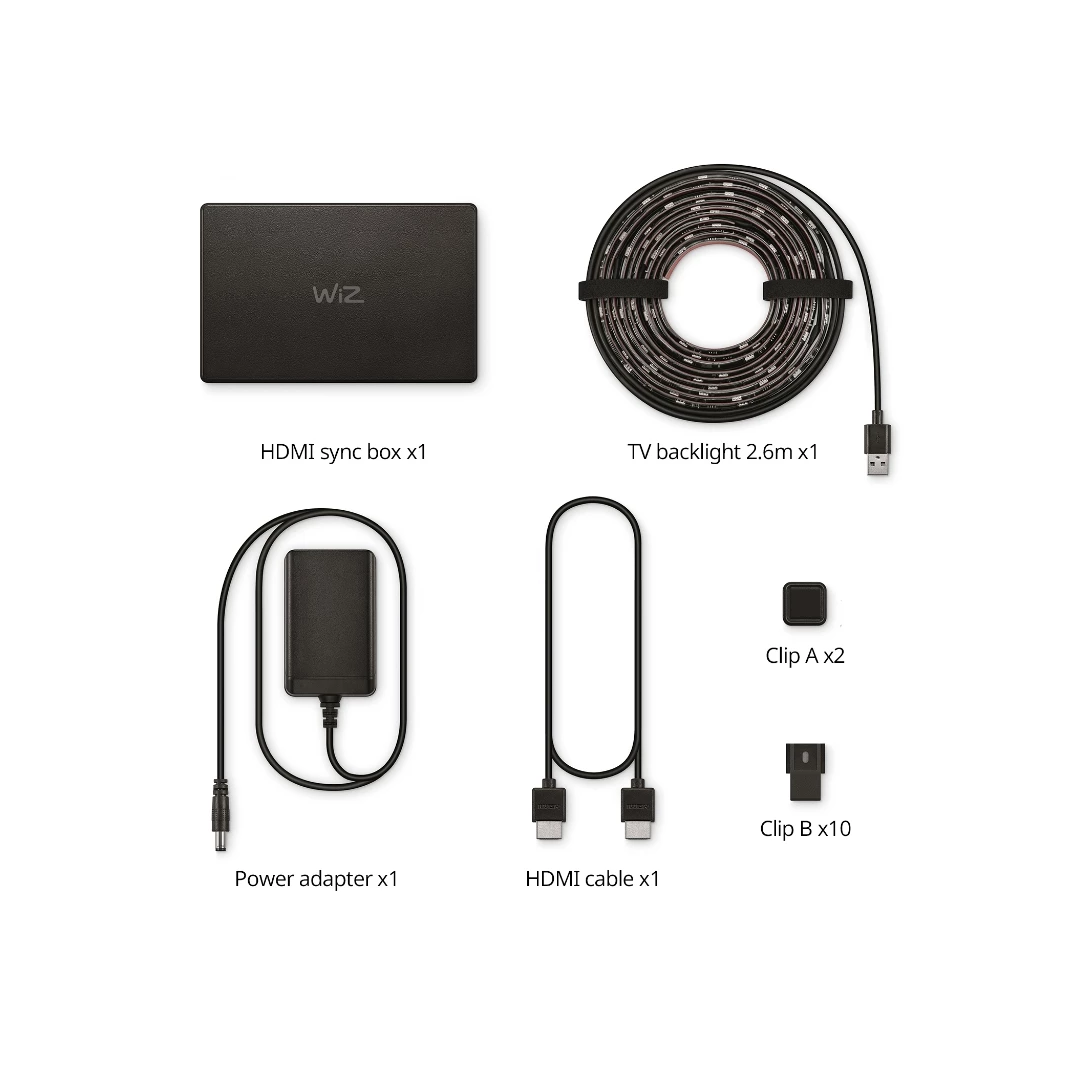 WiZ TV Sync Lights 55 - 65 with HDMI Box