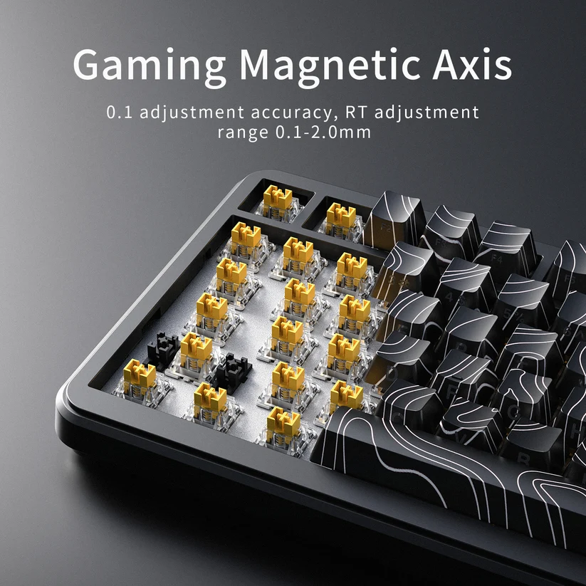 AJAZZ AK820 MAX HE Wired Keyboard Magnetic Switch Rapid Trigger Starry Night