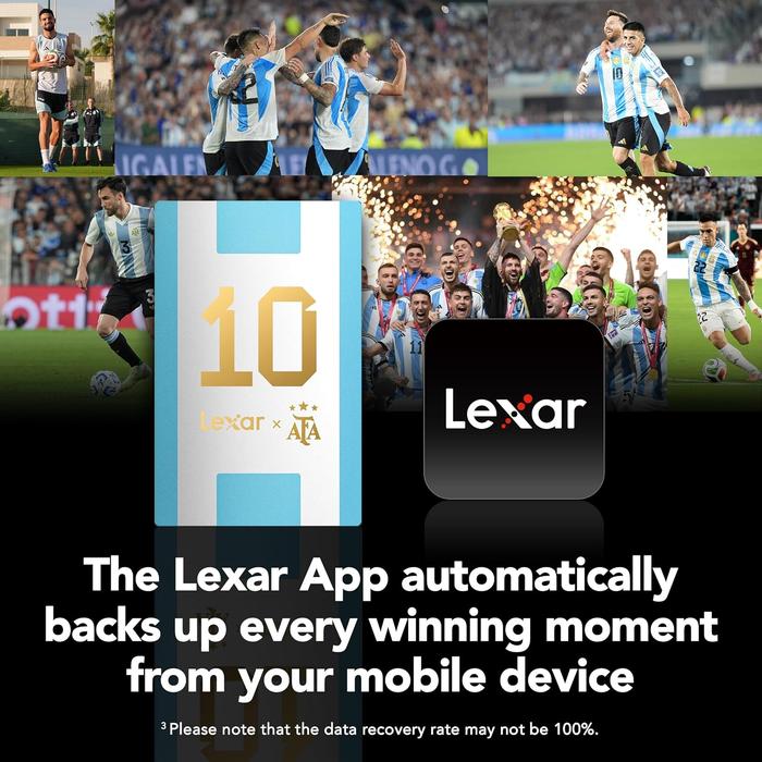Lexar x Argentina AFA SL500 SSD External Portable 1TB