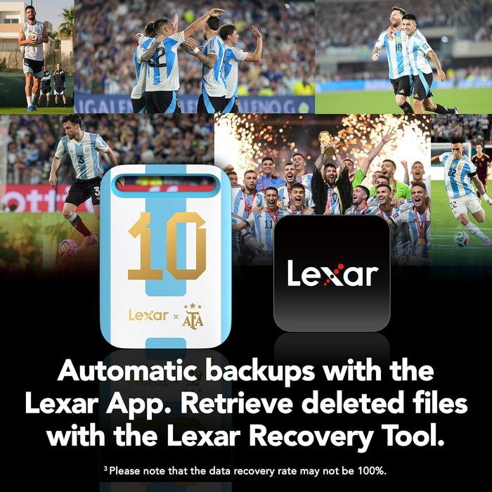Lexar x Argentina AFA SL260 Air Portable SSD External 1TB