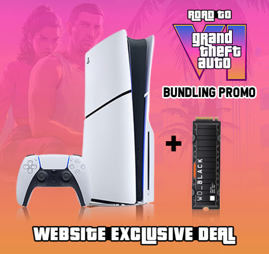 PS5 Slim Disc BUNDLE -  ROAD TO GTA VI