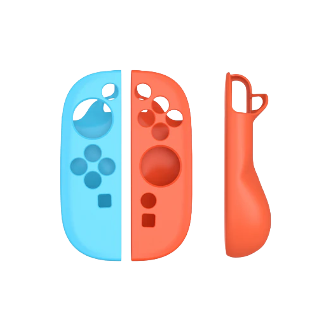 IINE Silicon Protective Case for Switch 2 Orange Blue (L1087)