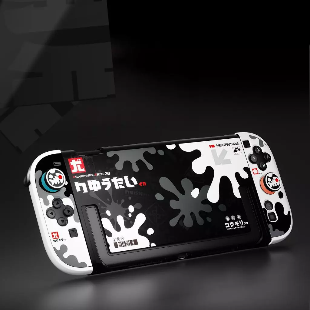 IINE Ink White Splash Protective Case Set for Switch 2 (L1287)