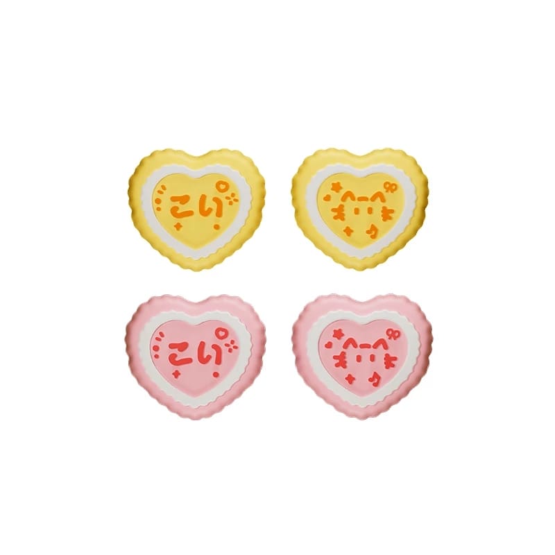 PMW VINTAGE HEART BISCUIT THUBGRIPS FOR NS2 PW0016