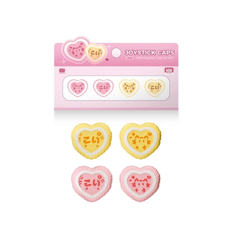 PMW VINTAGE HEART BISCUIT THUBGRIPS FOR NS2 PW0016