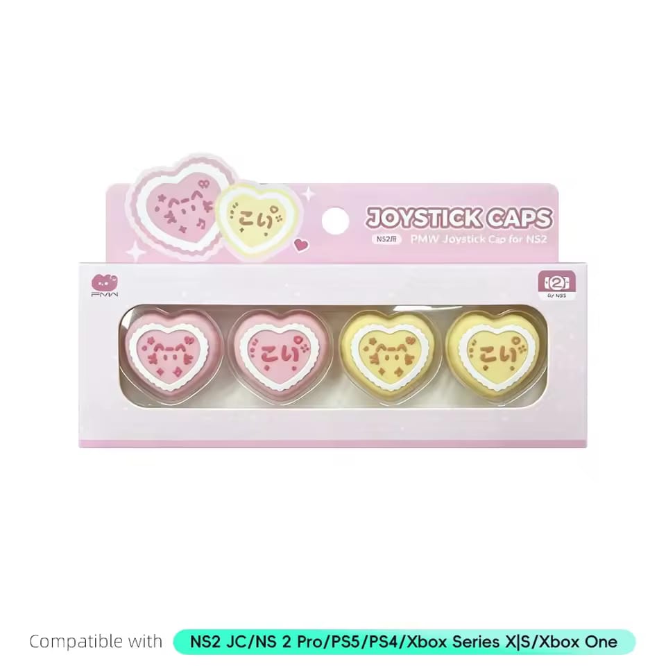 PMW VINTAGE HEART BISCUIT THUBGRIPS FOR NS2 PW0016