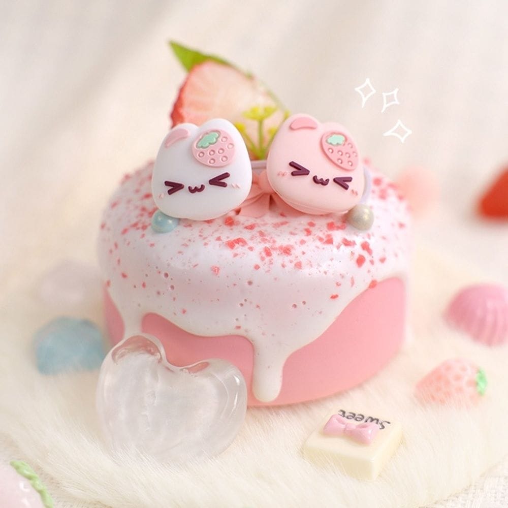 PMW STRAWBERRY BUNNYTHEMED THUMBGRIPS FOR NS2 PW0013