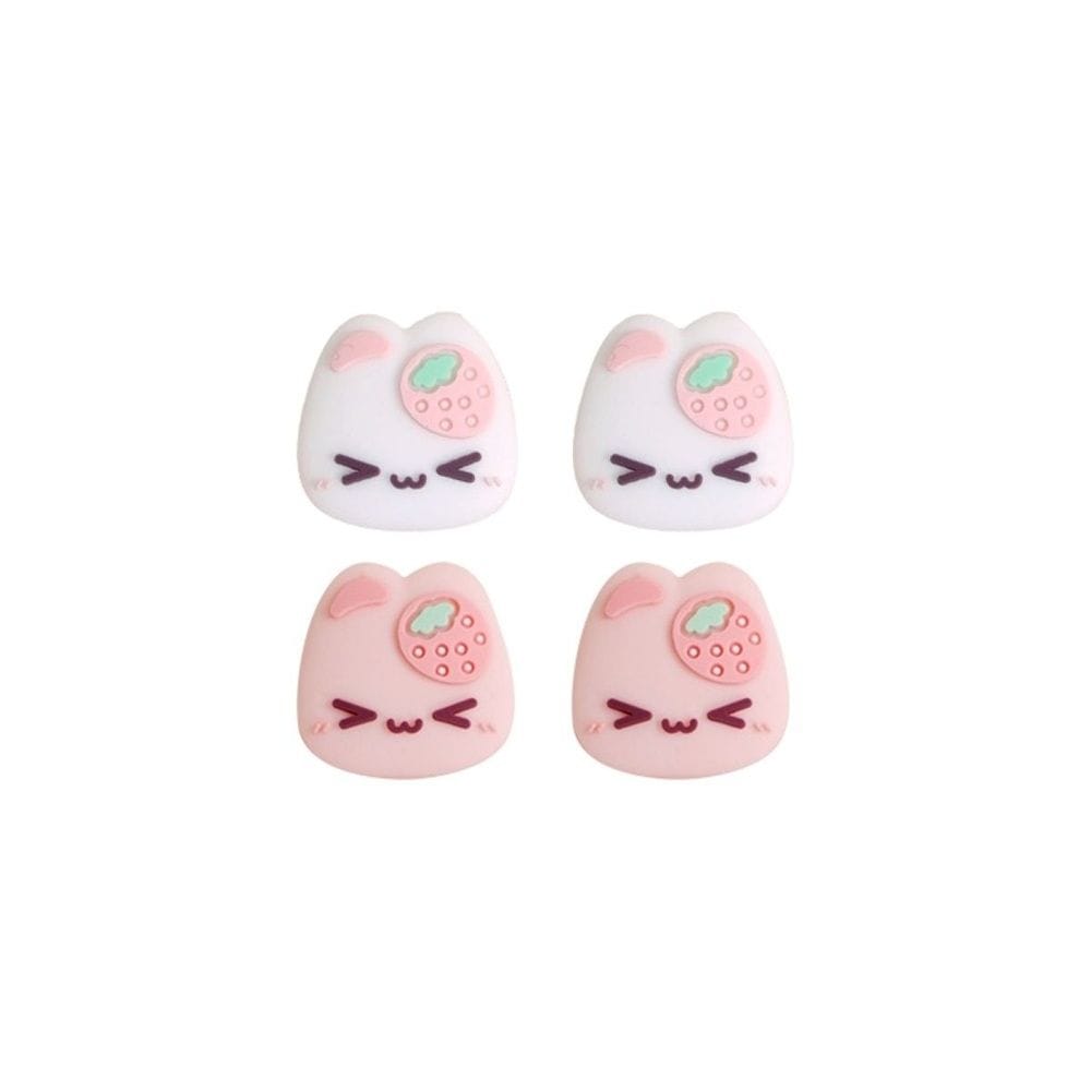 PMW STRAWBERRY BUNNYTHEMED THUMBGRIPS FOR NS2 PW0013