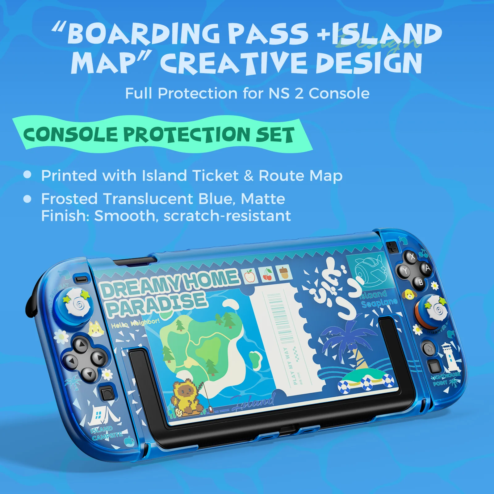 IINE Dreamy Home Paradise Protective Case Set for Switch 2 (L1264)