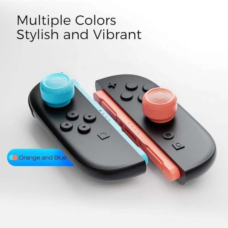 IINE Silicon Joystick Caps for Switch 2 Orange Blue (L1097)