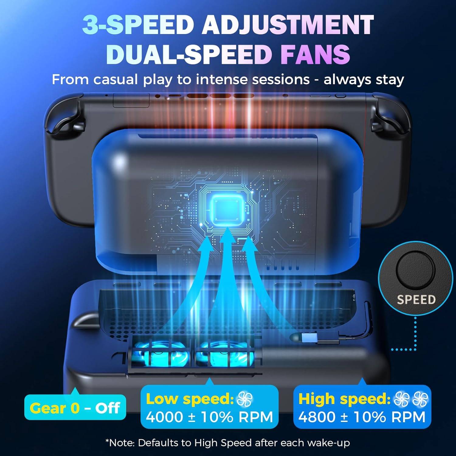 IINE Docking Station With Cooling Fan for Switch 2 (L1259)