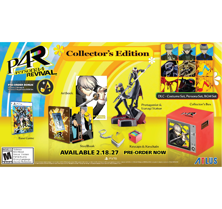 PS5 Persona 4 Revival Collectors Edition (R3) - PREORDER