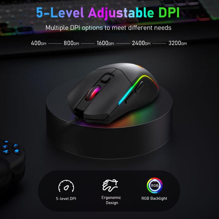Redragon BAT M731 RGB Gaming Mouse