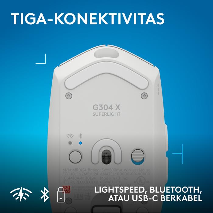 Logitech G304 X Superlight Wireless Gaming Mouse White