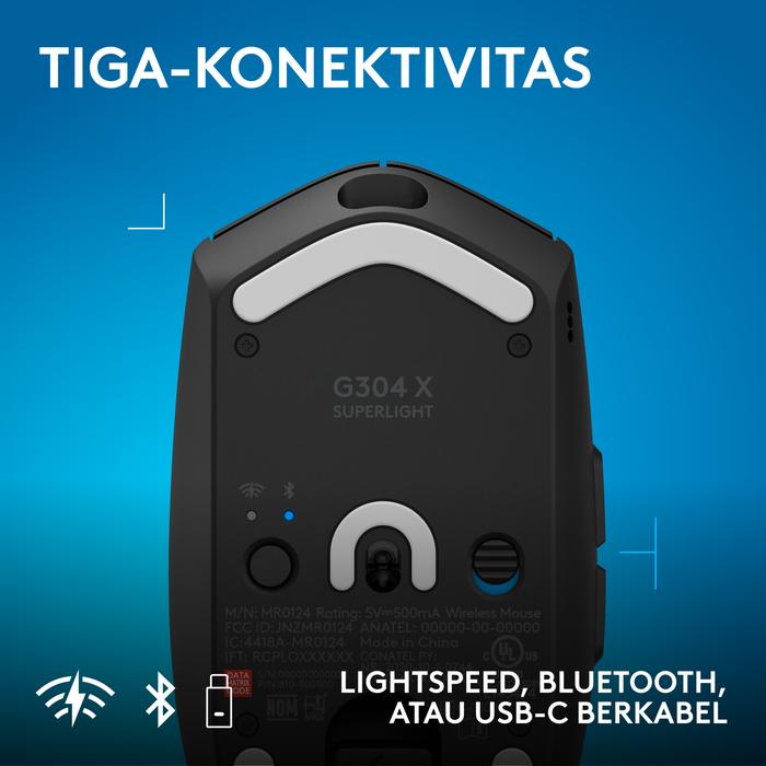 Logitech G304 X Superlight Wireless Gaming Mouse Black