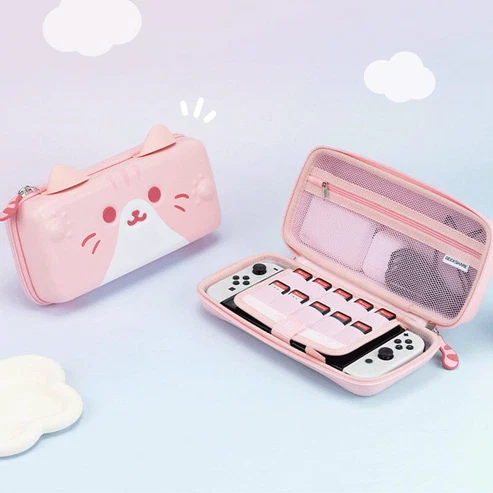 Geekshare Ns Cat Ears Protective Carrying Case