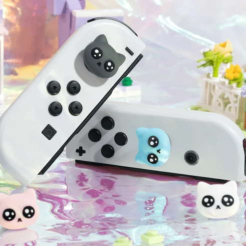 Geekshare Ns Meme Cat Thumb Grip Caps