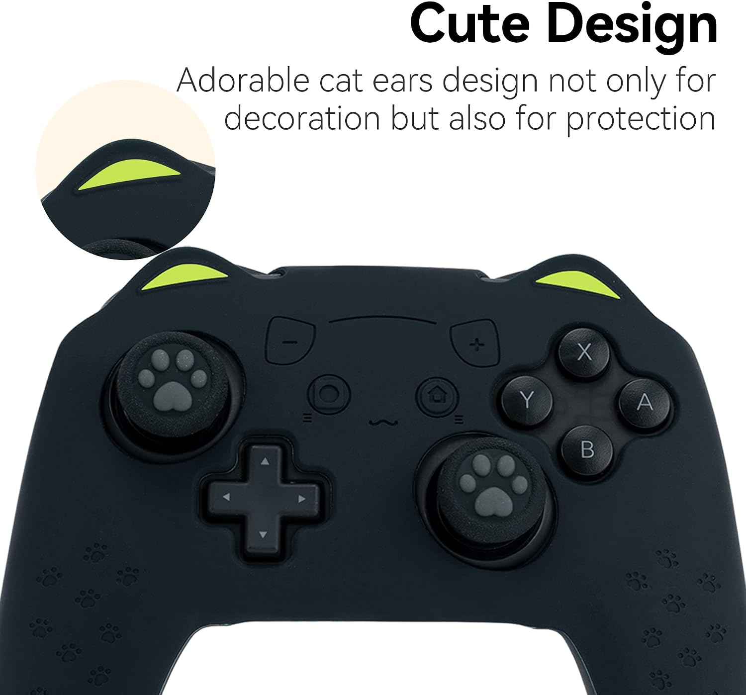 Geekshare Ns Pro Cat Paw Silicon Cover Hei