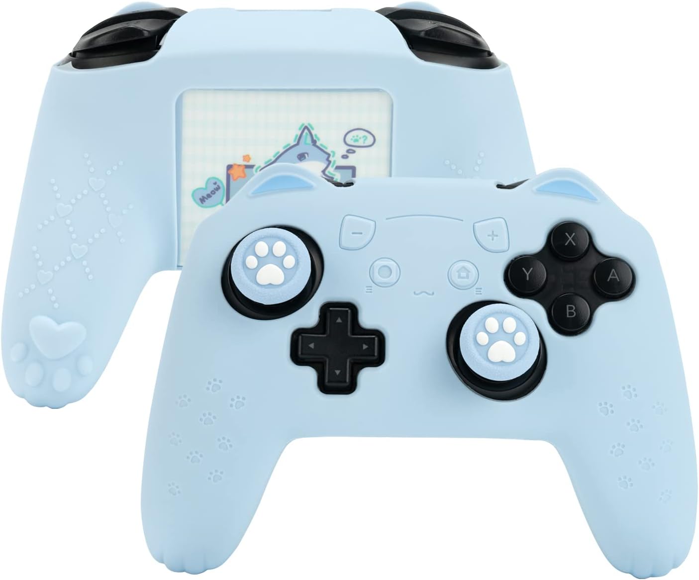 Geekshare Ns Pro Cat Paw Silicon Cover Light Blue