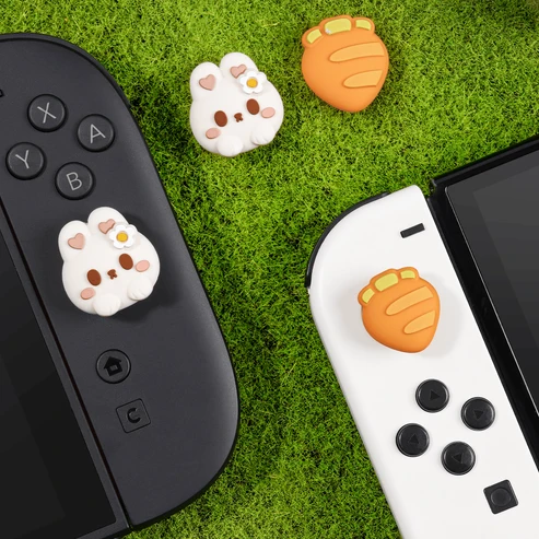 Geekshare Ns2 Flower Rabbit Carrot Thumb Grips Y-180