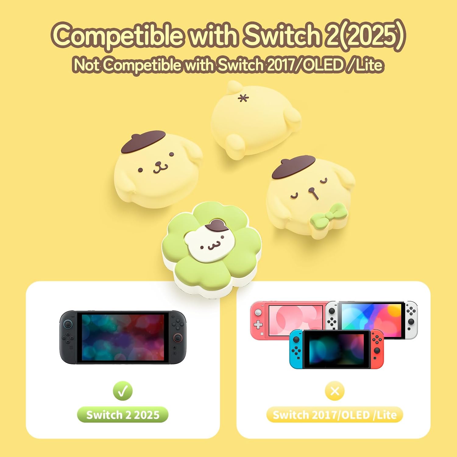 Geekshare Ns2 Pudding Dog Thumb Grip Y-154