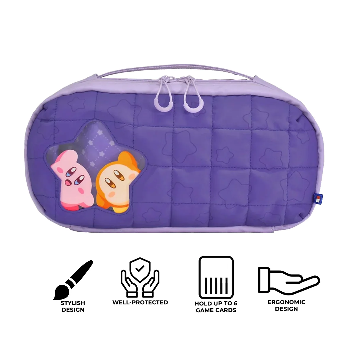 Ns2 Hori Puff Pouch Kirby & Waddle Dee