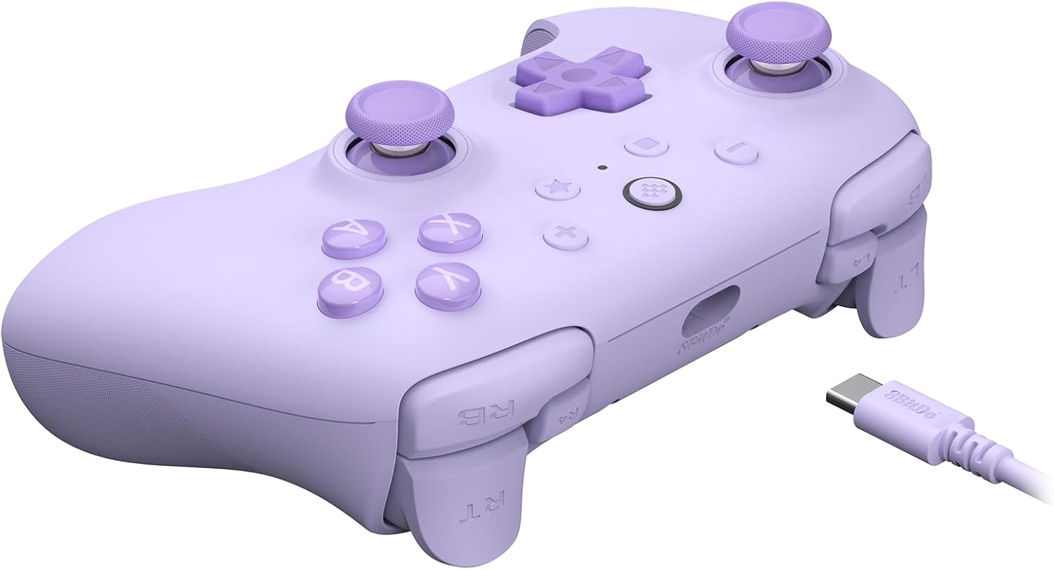 8Bitdo WindowsAndroid Ultimate 2C Wired Controller Purple Edition