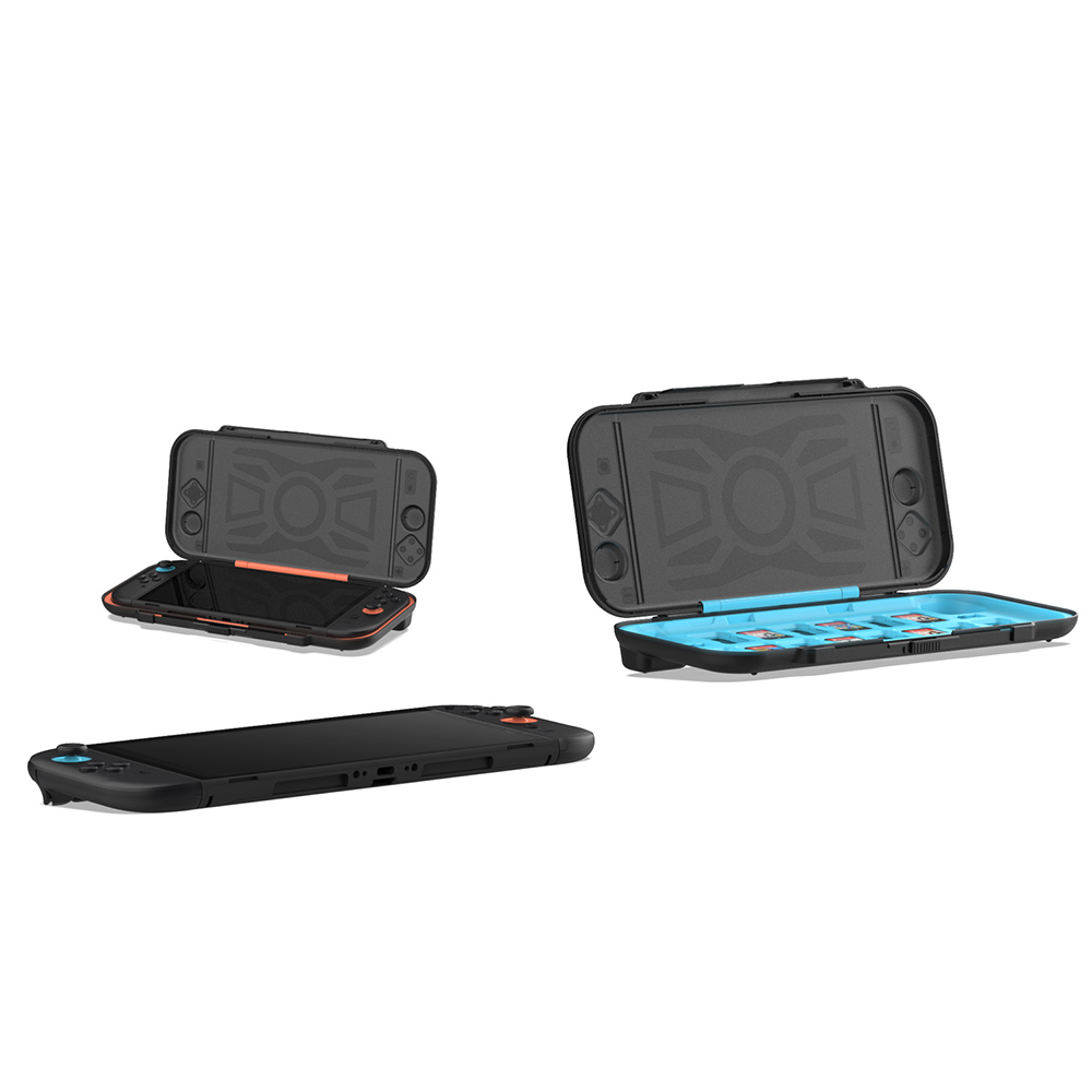 Ns2 Dobe Storage Case Transparent Black Blue Tns-51112