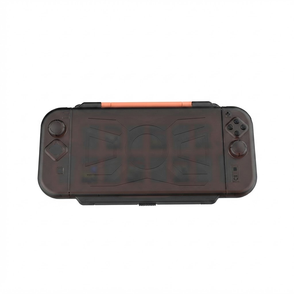 Ns2 Dobe Storage Case Transparent Black Orange Tns-51112