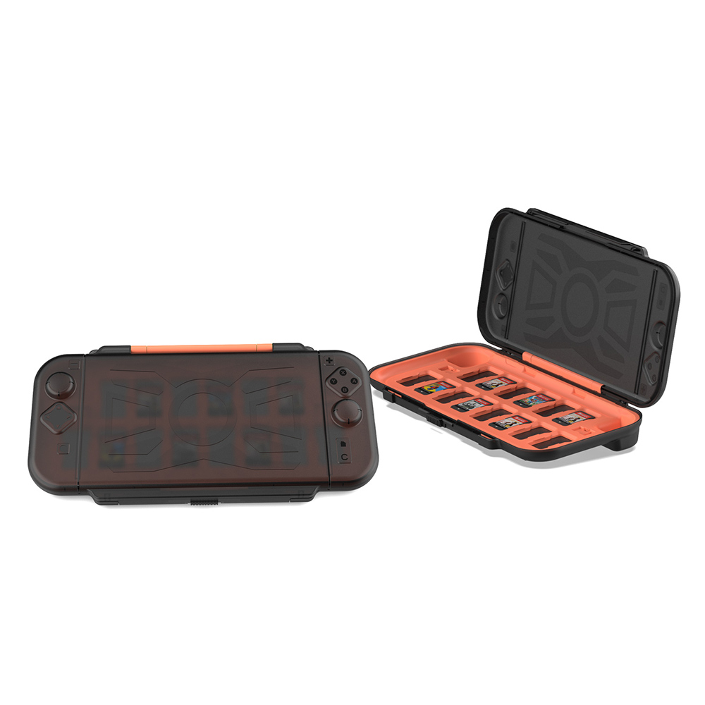 Ns2 Dobe Storage Case Transparent Black Orange Tns-51112