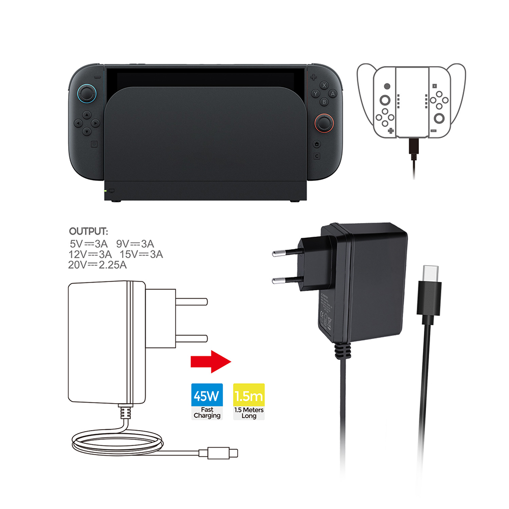 Ns2Ns Dobe Ac Adaptor Eu Tns-869A Eu