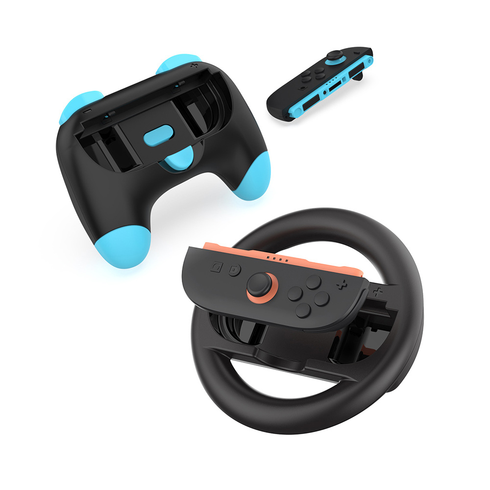 Ns2Ns Dobe Controller Grip & Steering Wheel Tns-5110S