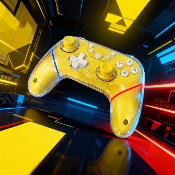 Ns2 Hozkaii Game Controller Wireless Yellow Hq-5301 Yellow