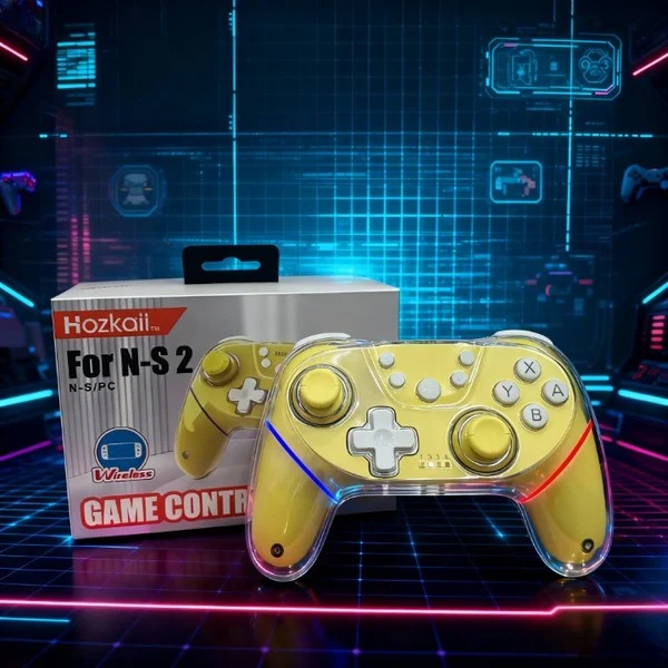 Ns2 Hozkaii Game Controller Wireless Yellow Hq-5301 Yellow