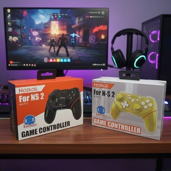 Ns2 Hozkaii Game Controller Wireless Yellow Hq-5301 Yellow
