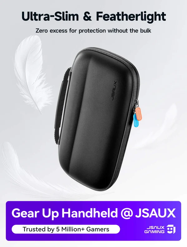 Ns2 Jsaux Colorful Ultra Thin Carrying Case Black Bg0119