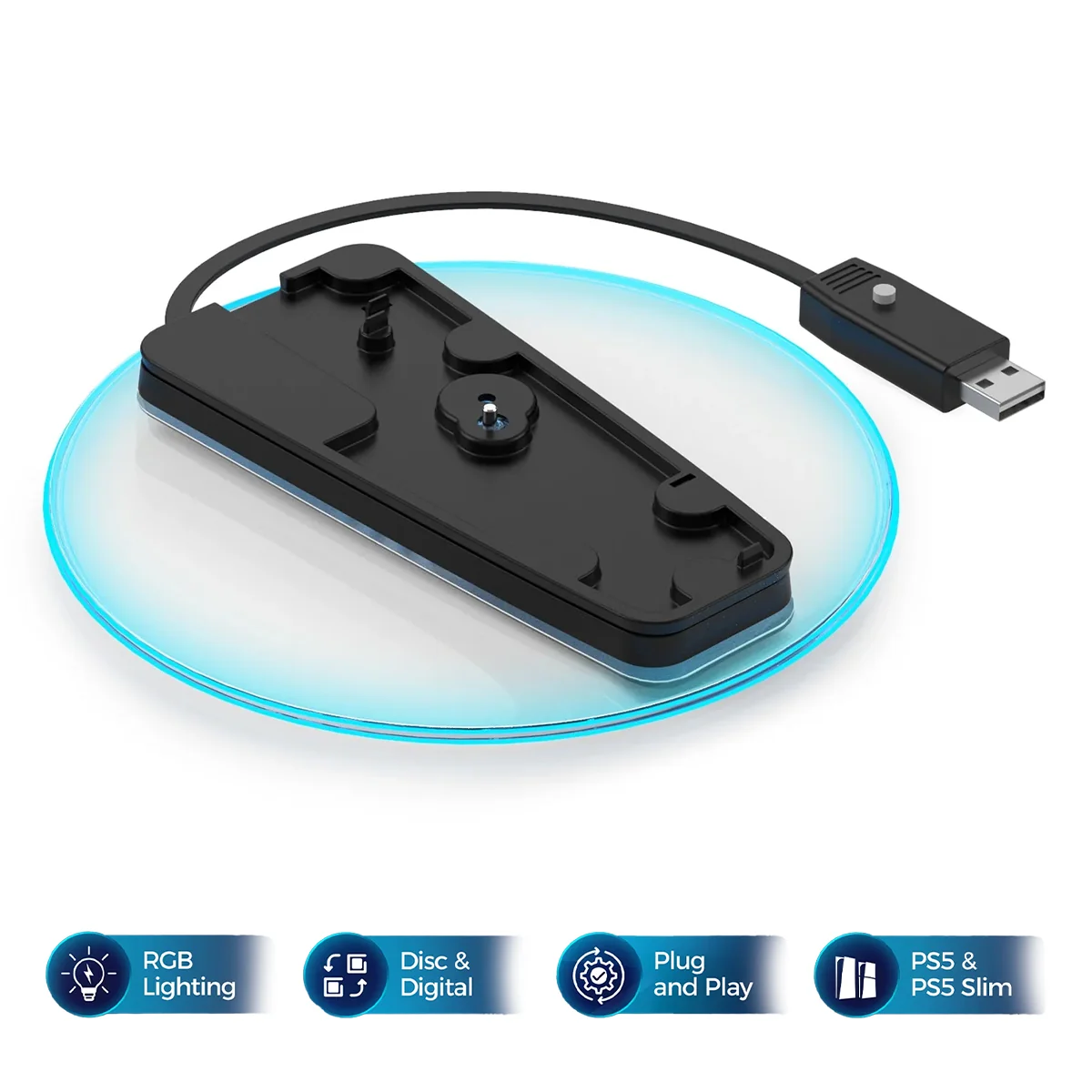 Iine Illuminated Vertical Stand For Ps5 Slim&Ps5 L986