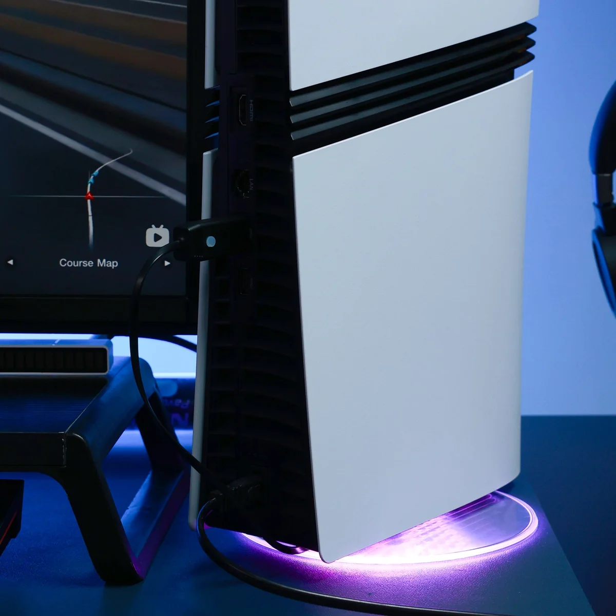 Iine Illuminated Vertical Stand For Ps5 Slim&Ps5 L986