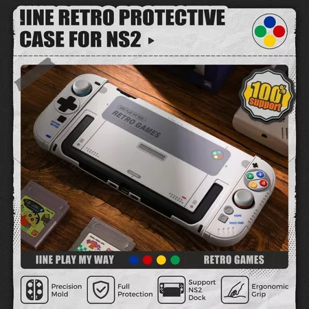 Iine Retro Protective Case Set For Ns2 L1289