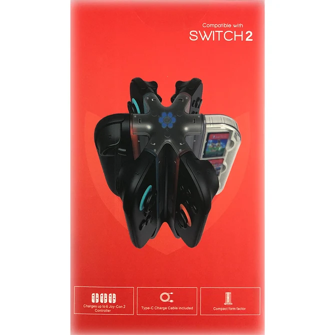 Ns2 6 In 1 Charging Dock With Card Case Lf-N044