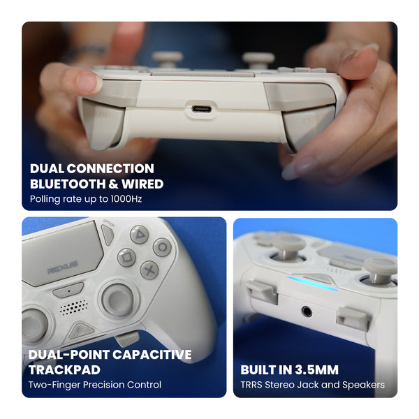 Rexus Gladius GX550 Gamepad Wireless Controller White