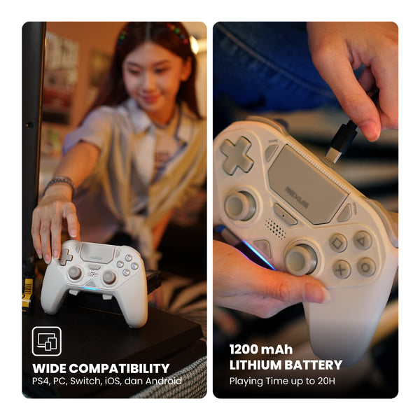Rexus Gladius GX550 Gamepad Wireless Controller White
