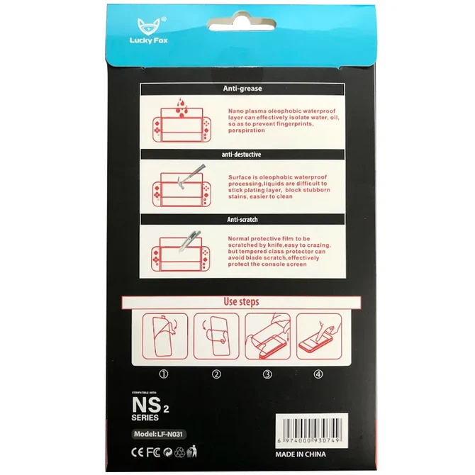 Ns2 Premium Screen Protector Hd Tempered Glass Lf-N031