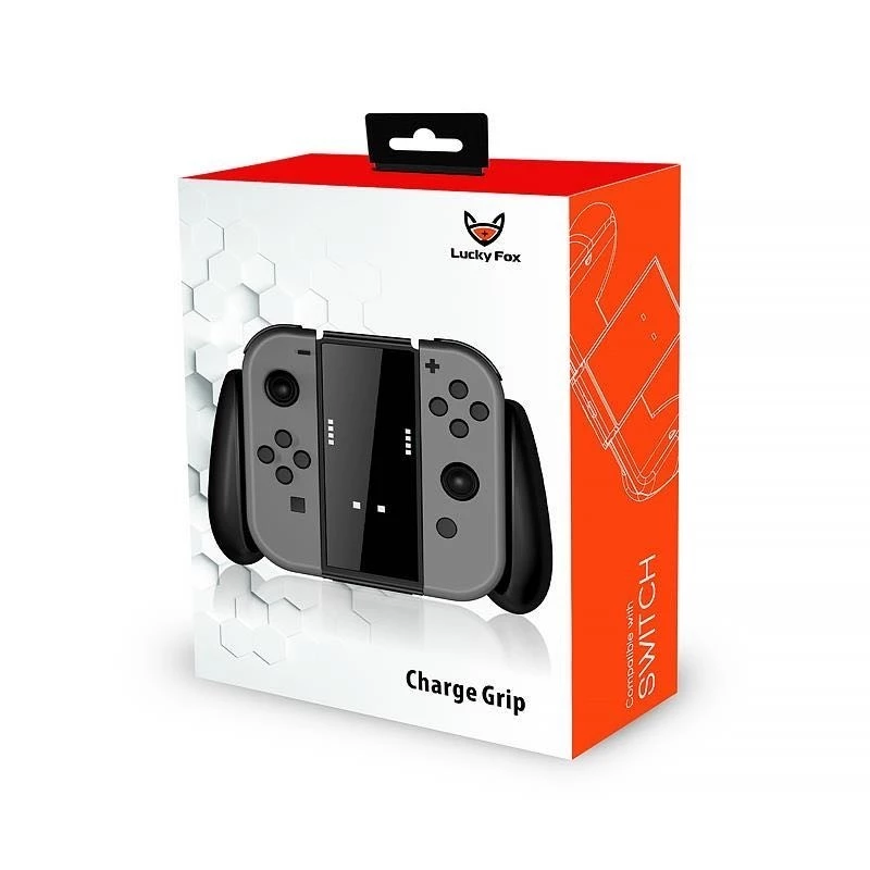 Ntd Switch Charge Grip Black Gray Lf-0224
