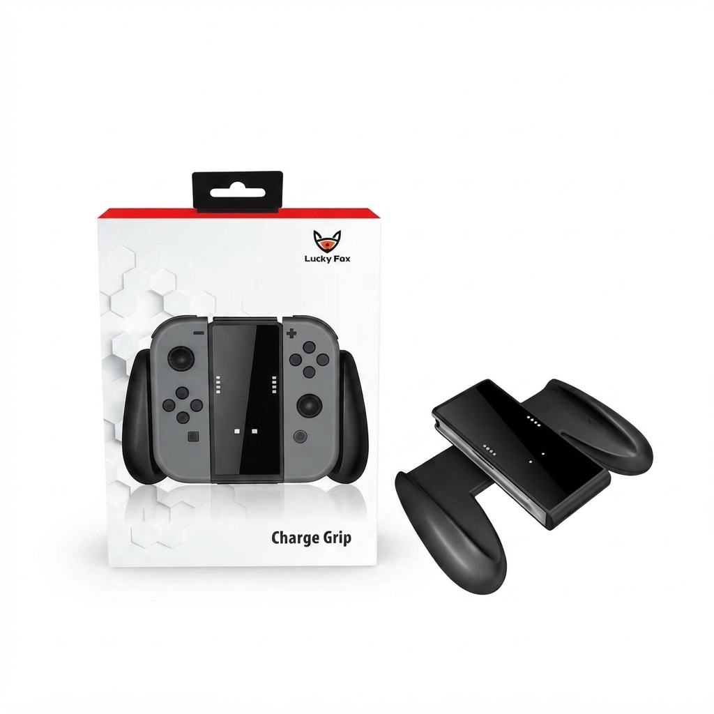 Ntd Switch Charge Grip Black Gray Lf-0224