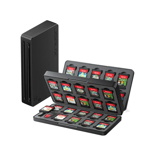 Ns2 Jsaux Game Card Case 40 Black Bg0118