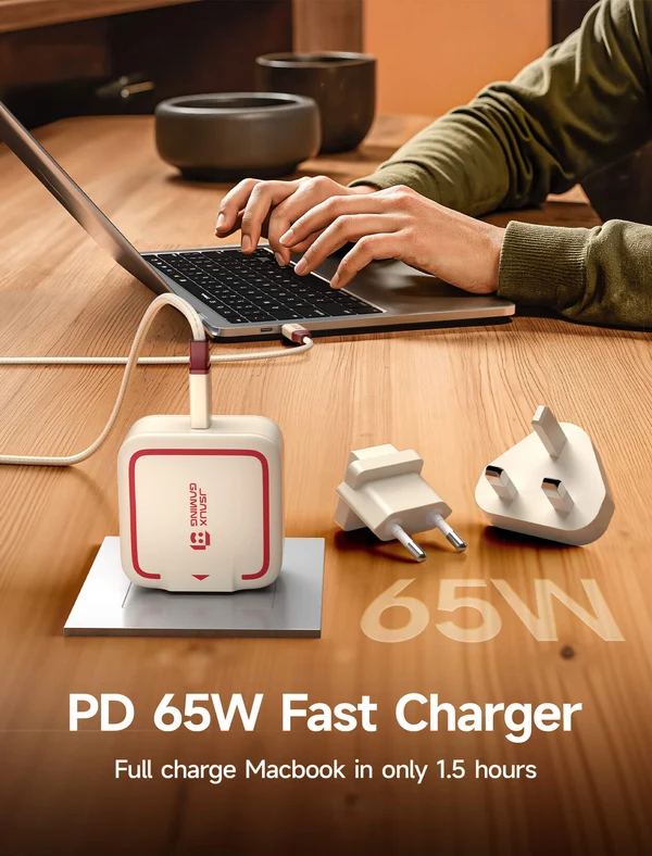 Ns2 Jsaux Pd 65W Smart Charger Beige Ch6505