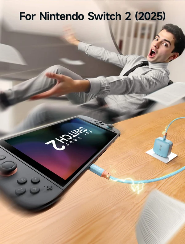 Ns2 Jsaux Pd 65W Smart Charger Blue & Orange Ch6505