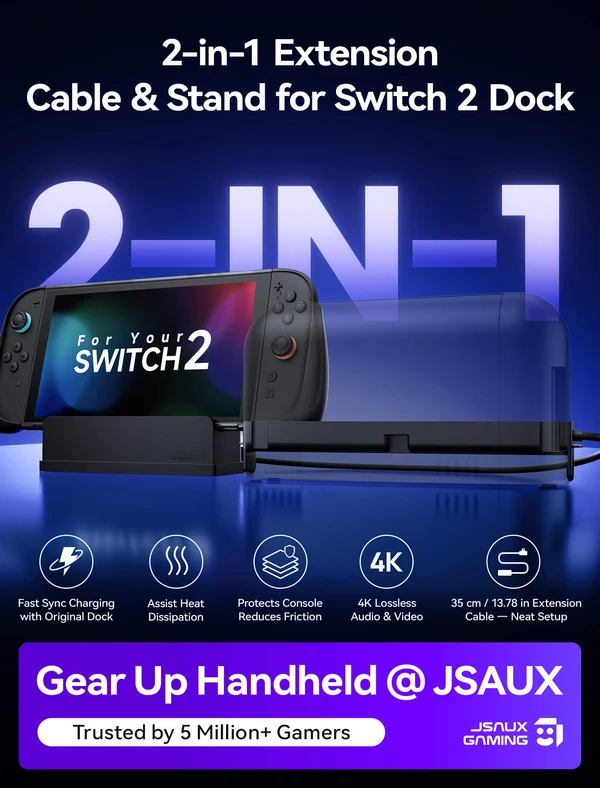 Ns2 Jsaux Dock Adapter Stand Black Db05